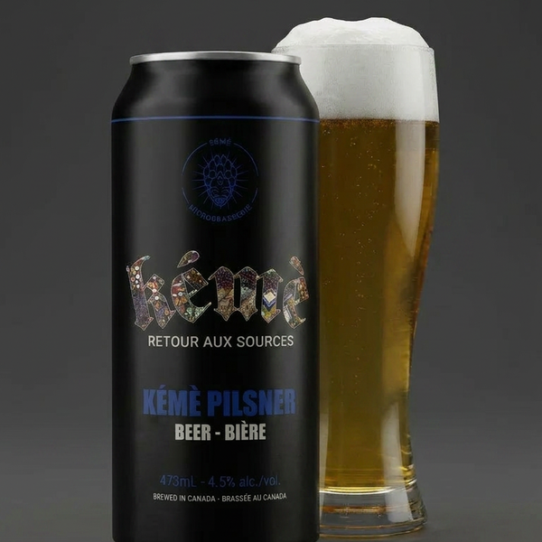 Canette Kémè Pilsner — bière artisanale dorée et désaltérante