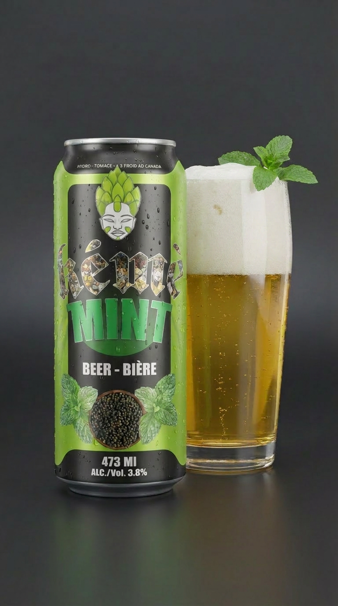 Canette Kémè Mint — IPA artisanale à la menthe de Penja