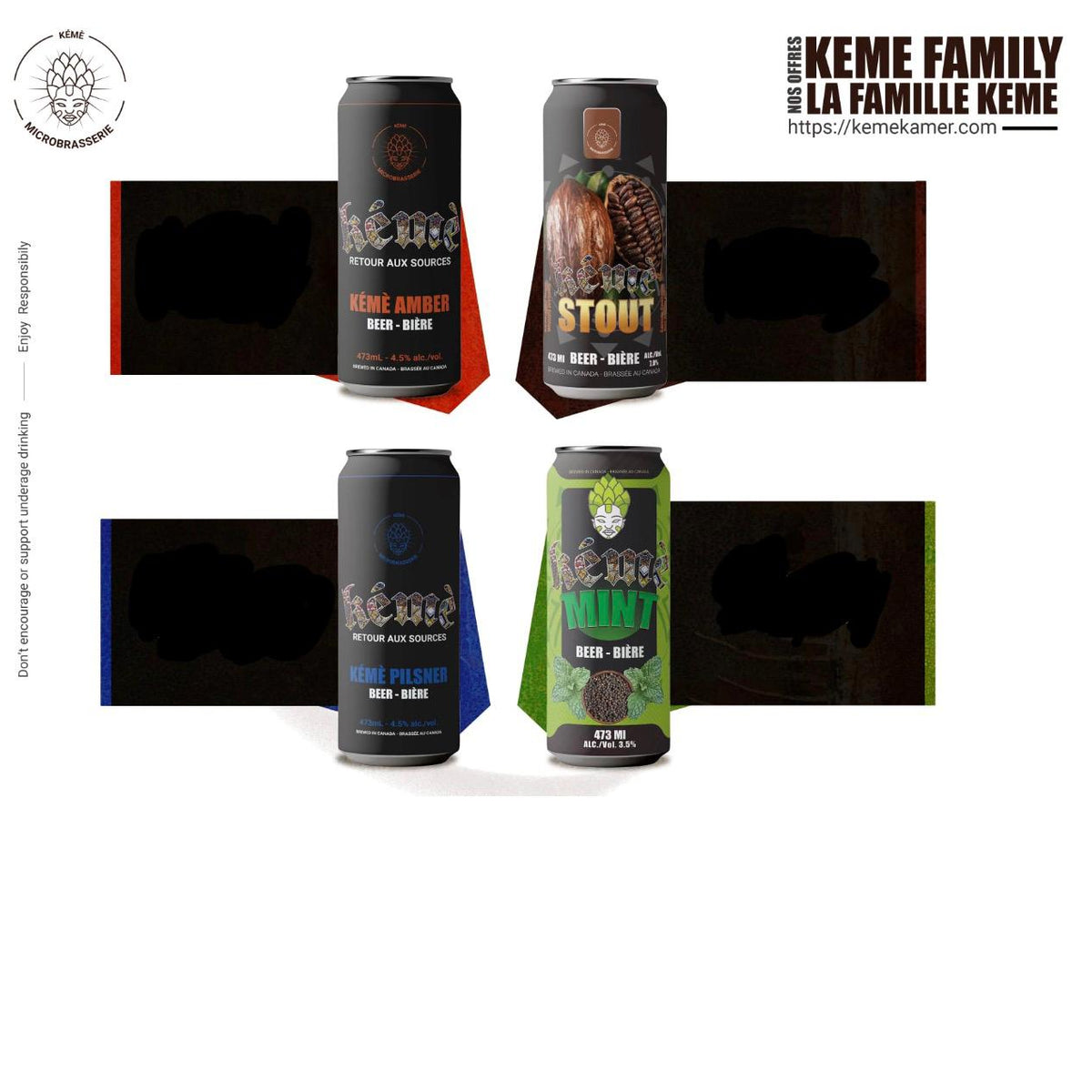 Nos differents bières Kémè